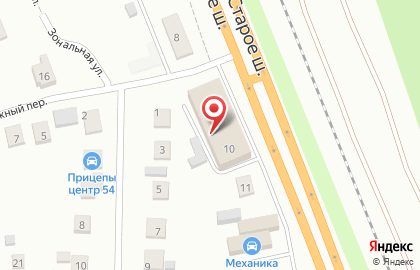 Сеть фирменных магазинов Новосибирская птицефабрика в Первомайском районе на карте
