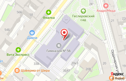 МИДОЛ на Чкаловском проспекте на карте