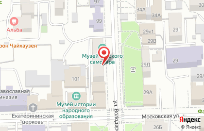Художественный салон-магазин на улице Володарского на карте