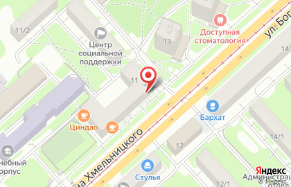Фирменный магазин Kruger Haus на улице Богдана Хмельницкого на карте