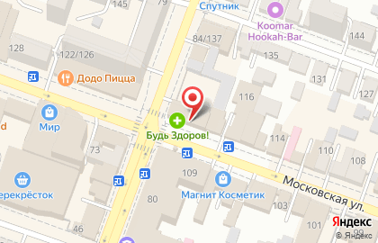 Бистро Помидор Love на Московской улице на карте