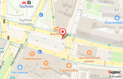 Сервисный центр Московский паркинг в Мещанском районе на карте