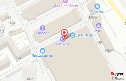 Бойцовский клуб Патриот на улице Николая Островского на карте