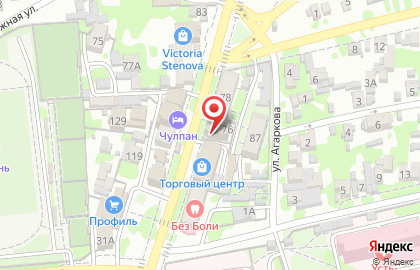Коммерческий банк Кубань кредит на улице Ленина на карте