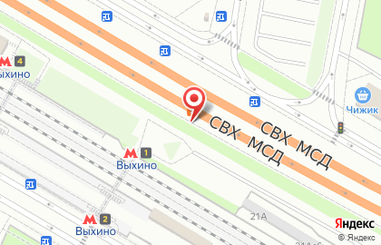 Выхино на Выхино на карте