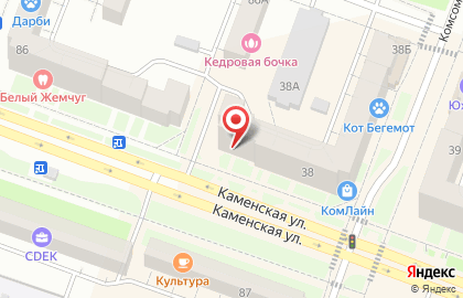 Парикмахерская Восторг на Комсомольском бульваре на карте