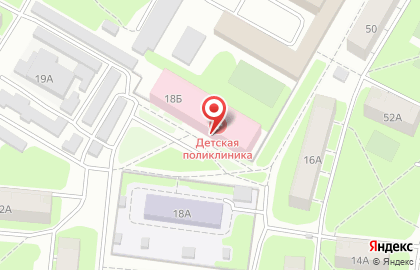 Поликлиника №1, Городская детская больница №8, г. Дзержинск на карте
