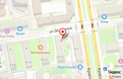 ООО ПАЛЛАДИУМ на улице Державина на карте