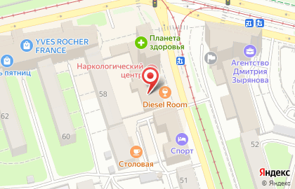 Карабас на улице Циолковского на карте