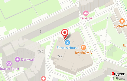 Фитнес-клуб Fitness House на проспекте Большевиков на карте