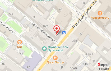 Банкомат ОТП банк на метро Чкаловская на карте