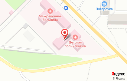 Сланцевская межрайонная больница на улице Гагарина, 4 в Сланцах на карте