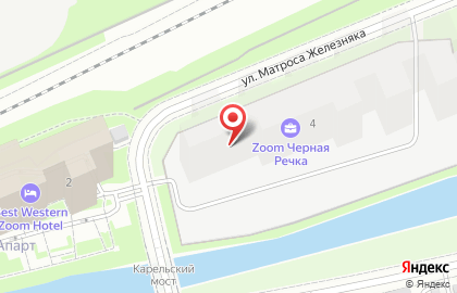 Карелия на улице Матроса Железняка на карте