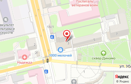 Ателье в Тамбове на карте
