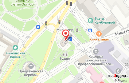 Ресторан ГивиСациви в Лужнецком проезде на карте