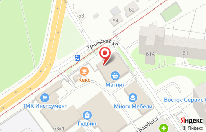 ПРОФЕССОР в Мотовилихинском районе на карте