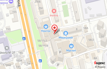Евросеть на карте