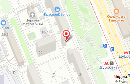 Магазин продуктов в Москве на карте