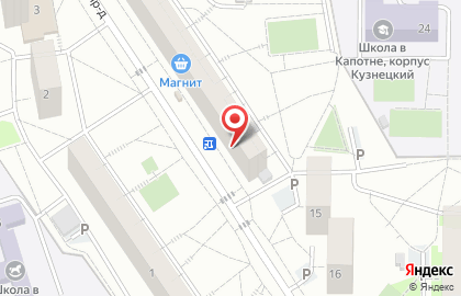 Универсам Ближний на метро Алма-Атинская на карте