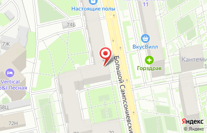 Продовольственный магазин Рузовская на карте