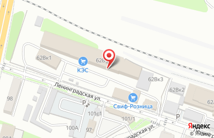 Точка продаж напольных покрытий Tarkett в Железнодорожном районе на карте