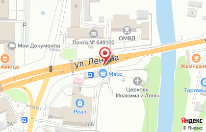 Мясной магазин в Горно-Алтайске на карте