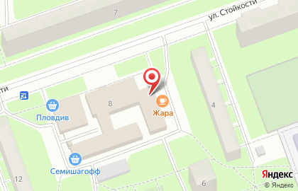 Супермаркет Магнит на проспекте Ветеранов на карте
