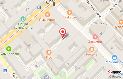 Meshuga Grill на Садовой улице на карте