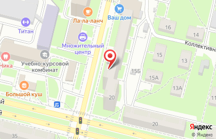 Рекламное агентство Фокус на улице Ломоносова на карте