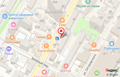 Магазин по продаже колбасных изделий в Центральном районе на карте