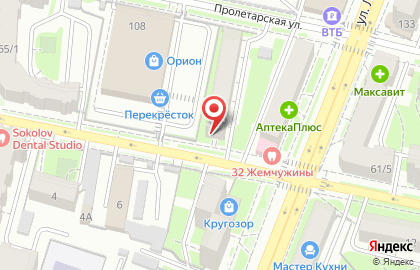 Торговая компания Стандарт на Пролетарской улице на карте