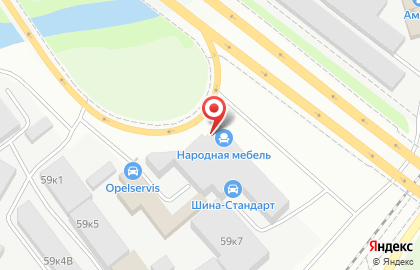 Магазин Народная мебель в Екатеринбурге на карте