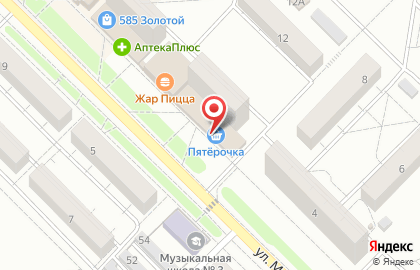 Банкомат Авангард на улице Металлургов, 10 на карте