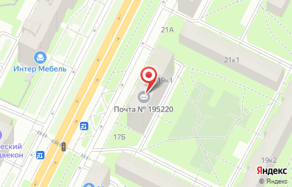 Почта Банк в Санкт-Петербурге на карте