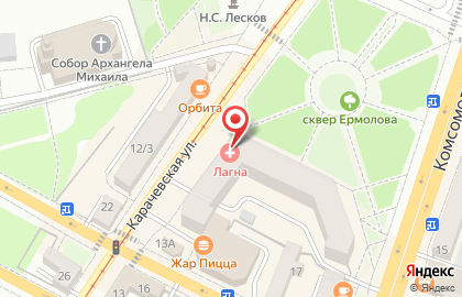 Магазин Кантата на 1-й Посадской улице на карте
