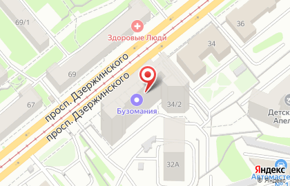 Парикмахерская Мечта на проспекте Дзержинского на карте