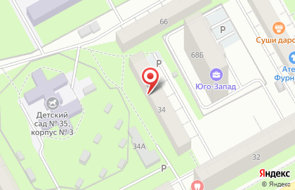 Продуктовый магазин в Перми на карте