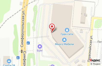 ТЦ Гран Сити на Симферопольской улице на карте