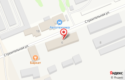 Аварийно-спасательный отряд на Строительной улице на карте