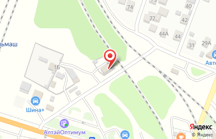 СТО в Барнауле на карте