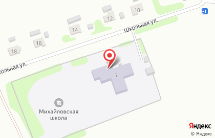 Михайловская средняя общеобразовательная школа на карте
