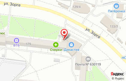 Торгово-сервисный центр в Кировском районе на карте