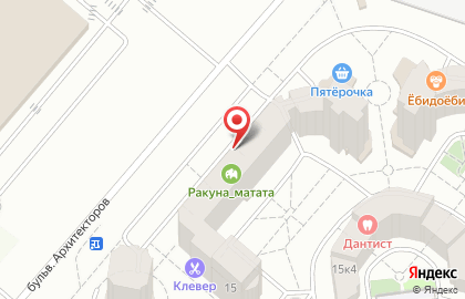 Элиф на проспекте Комарова на карте