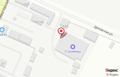 Строймаш на Деповской улице на карте