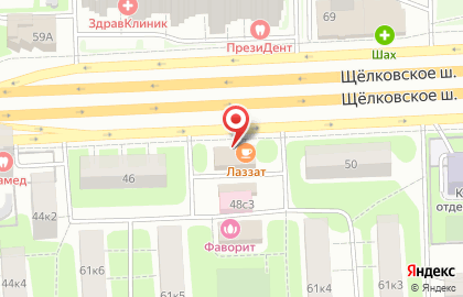Магазин продовольственных товаров в Северном Измайлово на карте