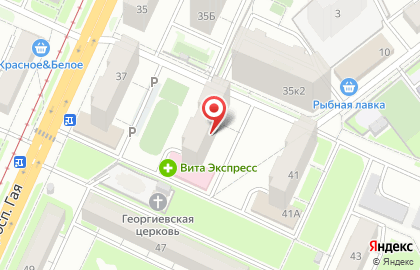 ООО Аллюр на проспекте Гая на карте