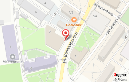 Банкомат Райффайзенбанк на улице Володарского на карте