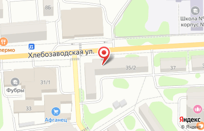 Окна RR на Хлебозаводской улице на карте
