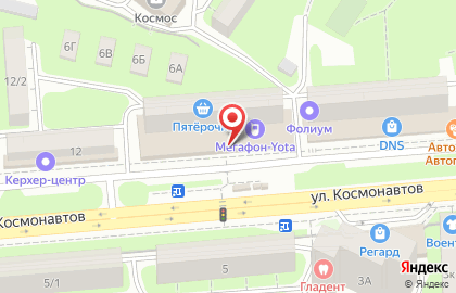 Зоомаркет Ле`Муррр на улице Космонавтов на карте