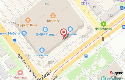 Магазин электроники и бытовой техники Эльдорадо на проспекте Кирова на карте